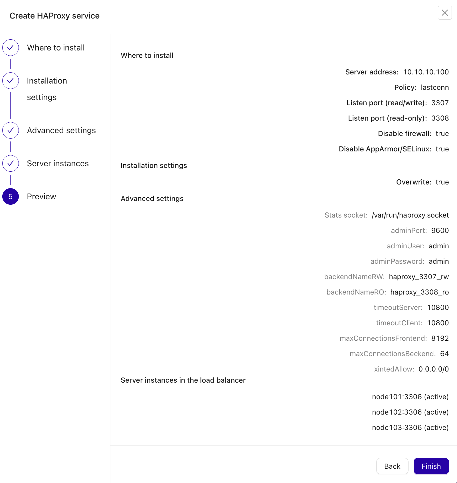 HAProxy Deployment Preview