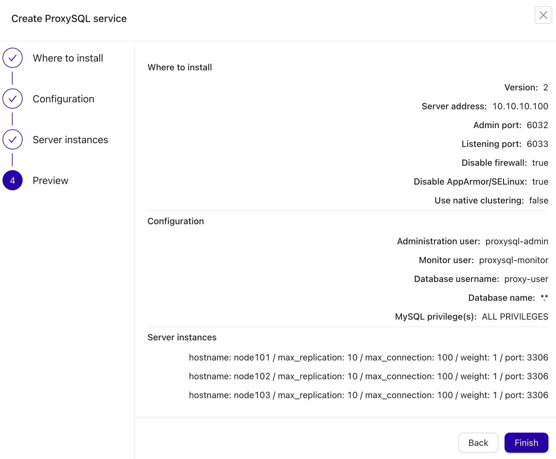 ProxySQL Deployment Preview