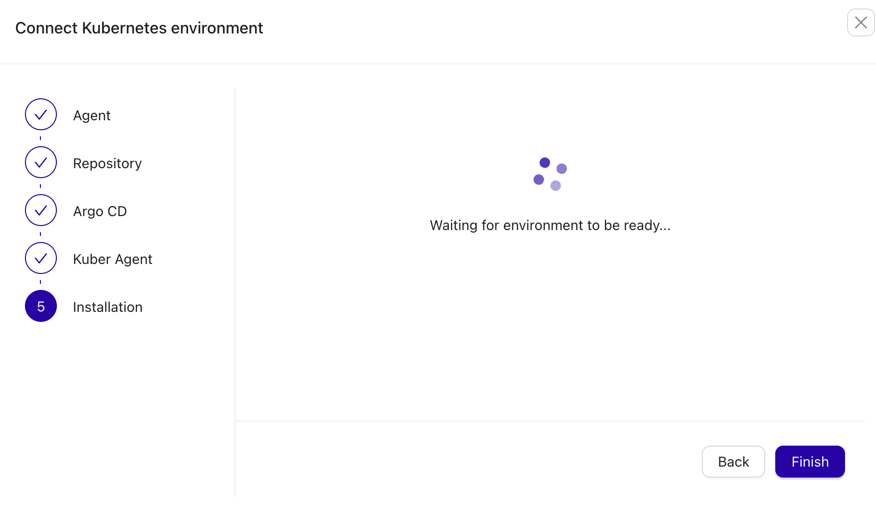 ClusterControl & Kubernetes Waiting Page