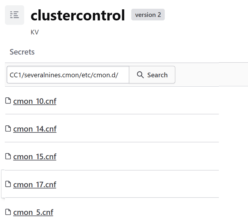 CC1 clusters